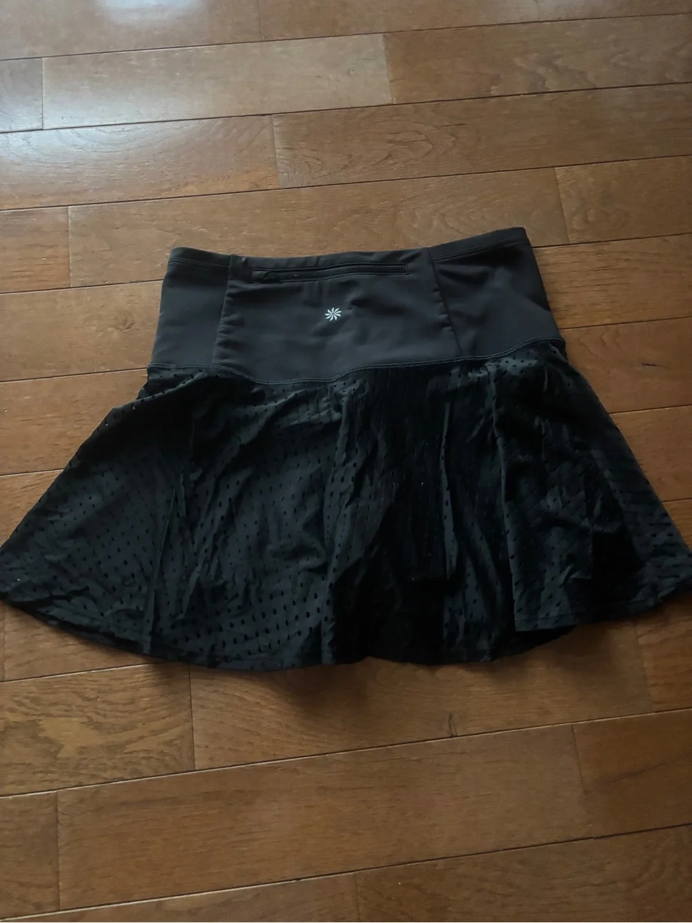 Athleta A Game Skort Black Mesh